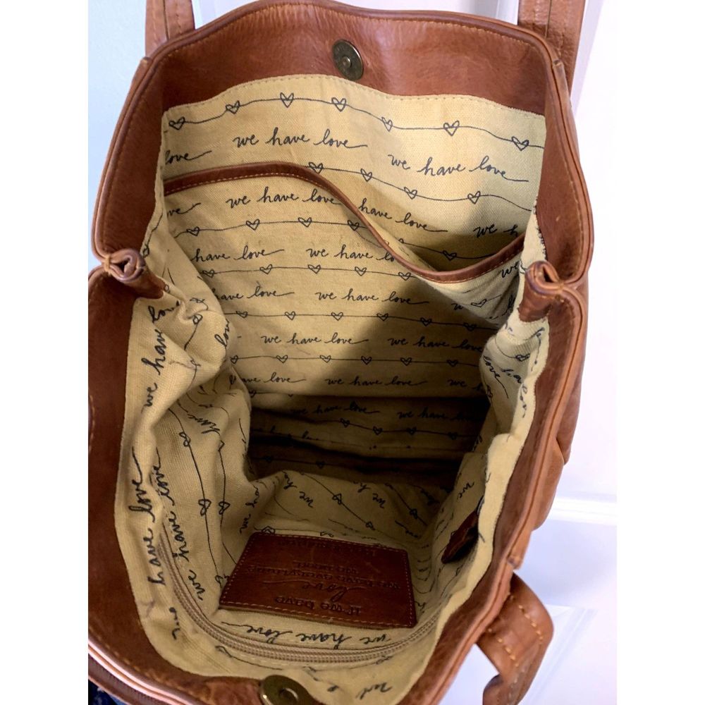 Lisa Leonard We Have Love Tote in Honey Brown - Picture 9 of 9
